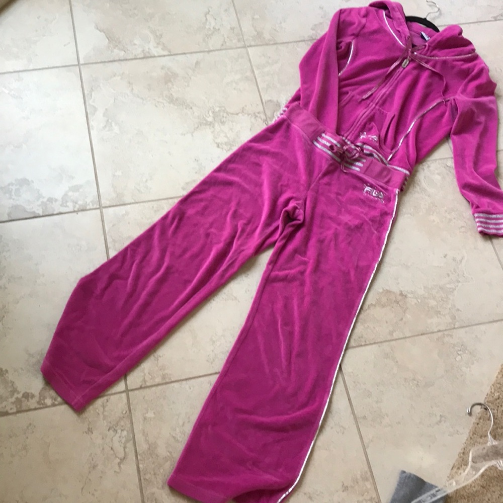 Fila sweat suit